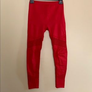Red Fabletics Leggings